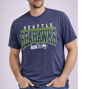 NFL Seattle Seahawks Mens T Shirt Blue 2XL Short Sleeve NWT
